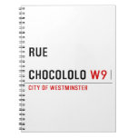 Rue  chocololo  Notebooks