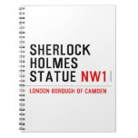 sherlock holmes statue  Notebooks