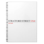 Stratford Street  Notebooks
