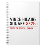 Vince hilaire Square  Notebooks