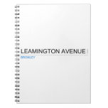 Leamington Avenue  Notebooks