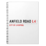 Anfield road  Notebooks