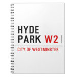 HYDE PARK  Notebooks