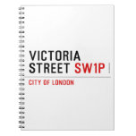 Victoria Street  Notebooks