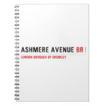 ASHMERE AVENUE  Notebooks