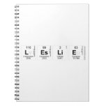 leslie  Notebooks