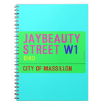 JayBeauty Street  Notebooks