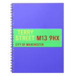  terry Street  Notebooks
