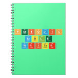 Periodic
 Table
 Writer  Notebooks