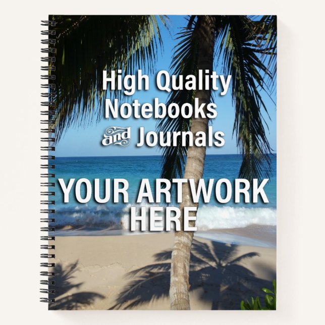 Notebooks and Journals - Your Image Here 8.5 x 11 (Front)