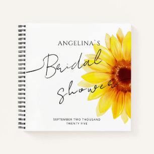 Notebooks for Bridal shower in a modern design.