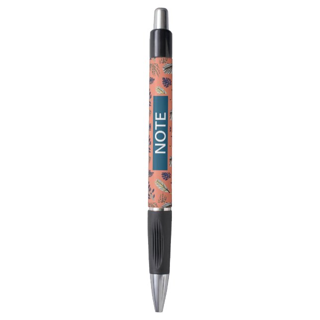 Notebooks & Writing Pads Leaf Pattern  Pen (Front Vertical)