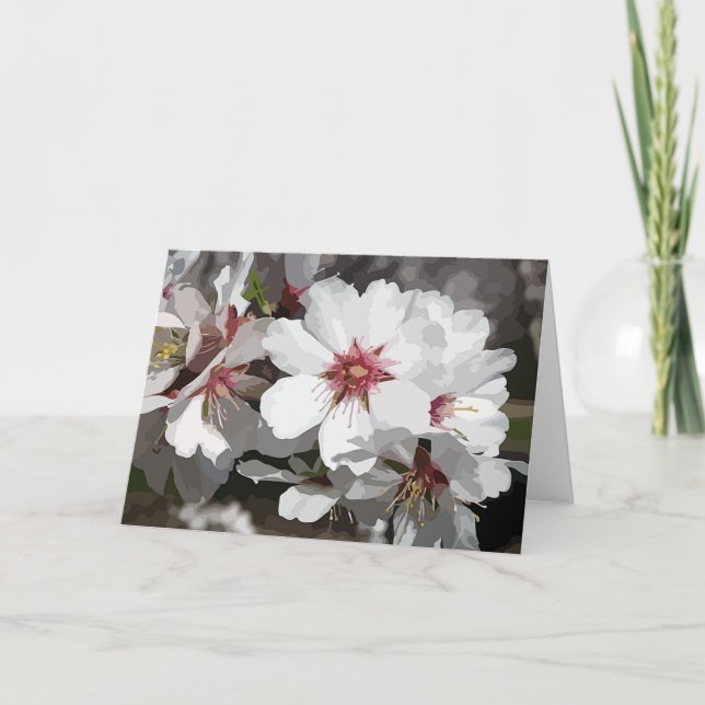 NOTECARD ~ Almond Blossom (Front)