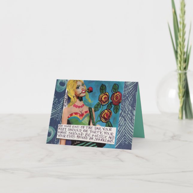 NOTECARD-AT THE END OF THE DAY CARD (Front)