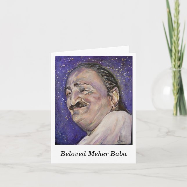 Notecard— Beloved Meher Baba Card (Front)
