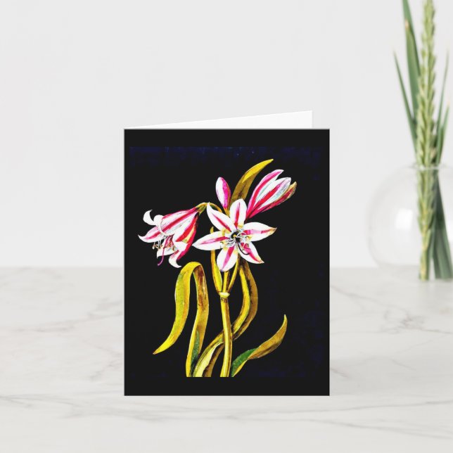 Notecard-Botanical Art-Mary Delany 3 Card (Front)