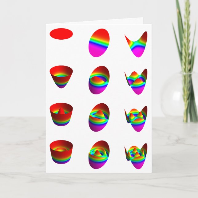 Notecard, disc polynomials of Zernike Card (Front)