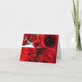 Notecard-Flowers-Red Roses Card