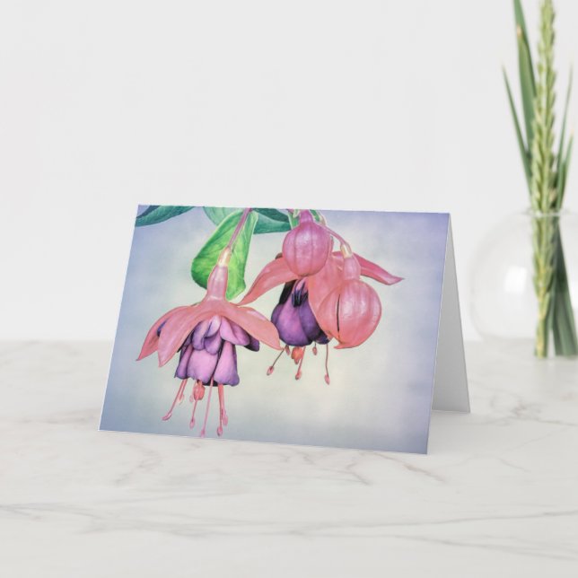 Notecard - Fuchsia (Front)