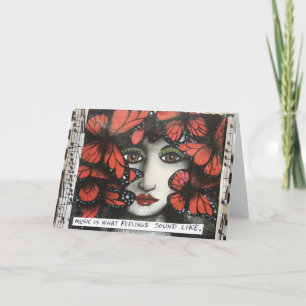 NOTECARD-MUSIC IS WHAT FEELINGS SOUND LIKE. CARD