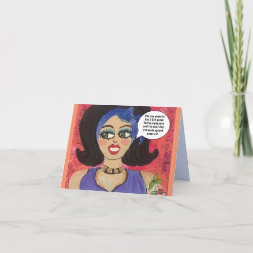 Notecard One day you're in the 10th grade taking a