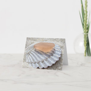 Notecard - Peachy Sea Glass