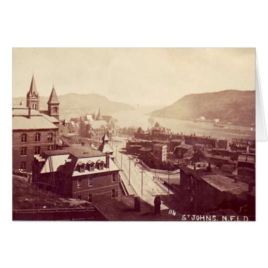 Notecard - St John's, Newfoundland, 1910