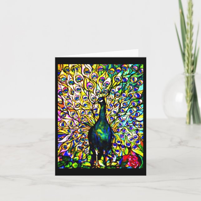 Notecard-Stained Glass-Louis Tiffany 16 Card (Front)