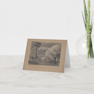 Notecard-Vintage Art-Hot Air Balloons 8 Card