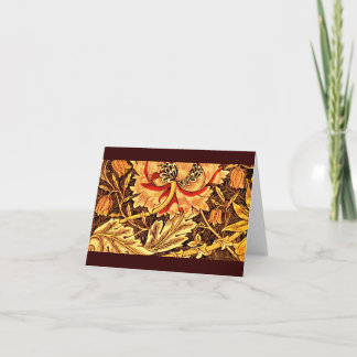 Notecard-Vintage Fabric/Fashion-William Morris 4 Card