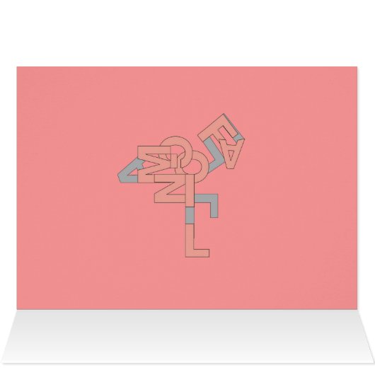 Noted FLAMINGOs Cards (Inside Horizontal (Top))