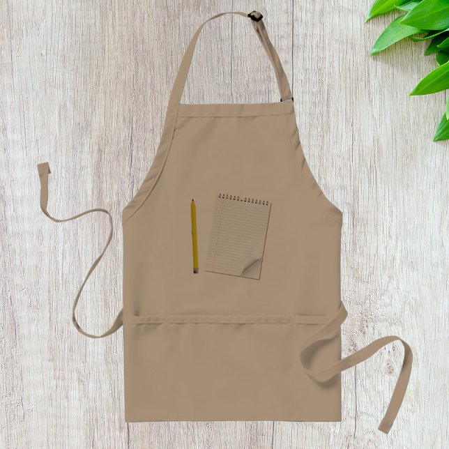 Notepad And Pencil Apron (Creator Uploaded)