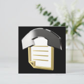 Notepad and phone (Standing Front)