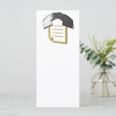 Notepad and phone (Standing Front)