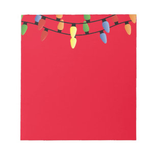 Notepad-Christmas Lights Notepad
