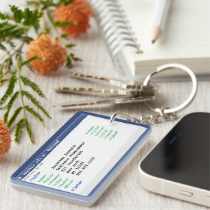 Notepad Coder Format Computer Programmer Scientist Keychain