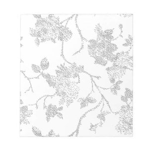 Notepad   Custom Floral   40 Tear‑Away Pages