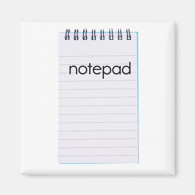 Notepad Refrigerator Magnet (Front)