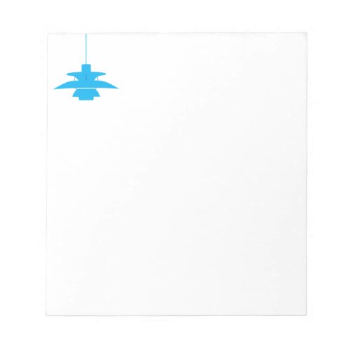 Notepad with Avocado Light Fixture