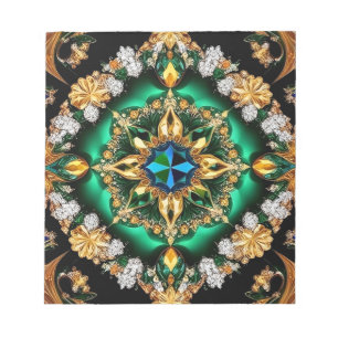 Notepad with Brazilian Colors Modern Design