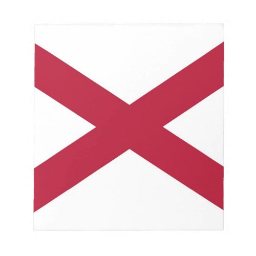 Notepad with Flag of Alabama