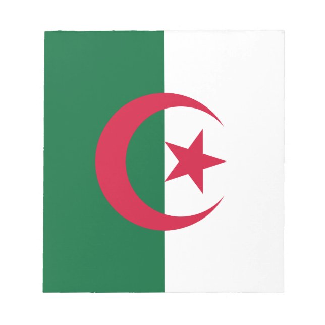 Notepad with Flag of Algeria (Front)