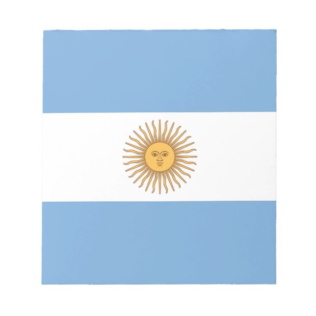 Notepad with Flag of Argentina (Front)