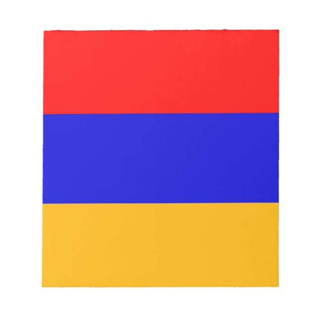 Notepad with Flag of Armenia (Front)
