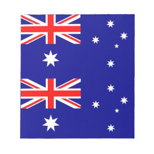 Notepad with Flag of Australia
