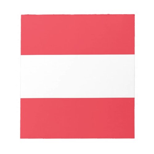 Notepad with Flag of Austria