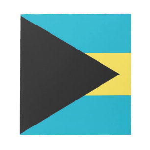 Notepad with Flag of Bahamas