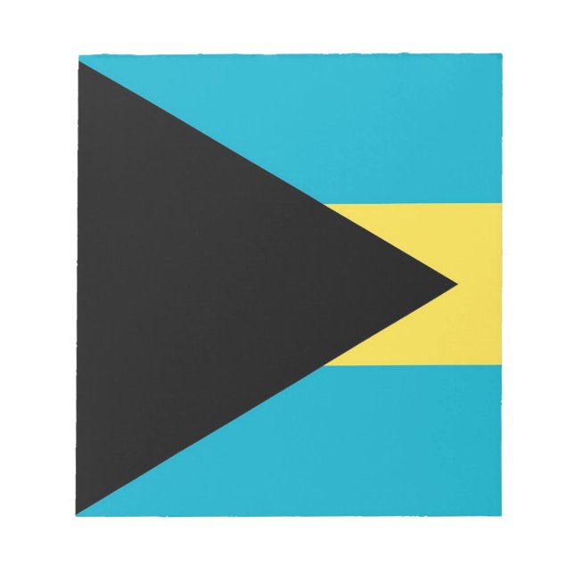 Notepad with Flag of Bahamas (Front)