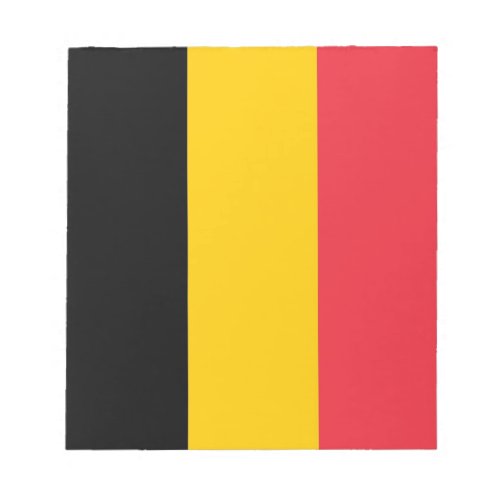 Notepad with Flag of Belgium