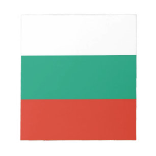 Notepad with Flag of Bulgaria